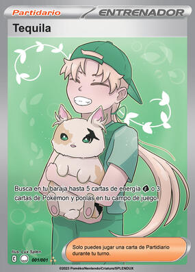 Pokémon trainer card